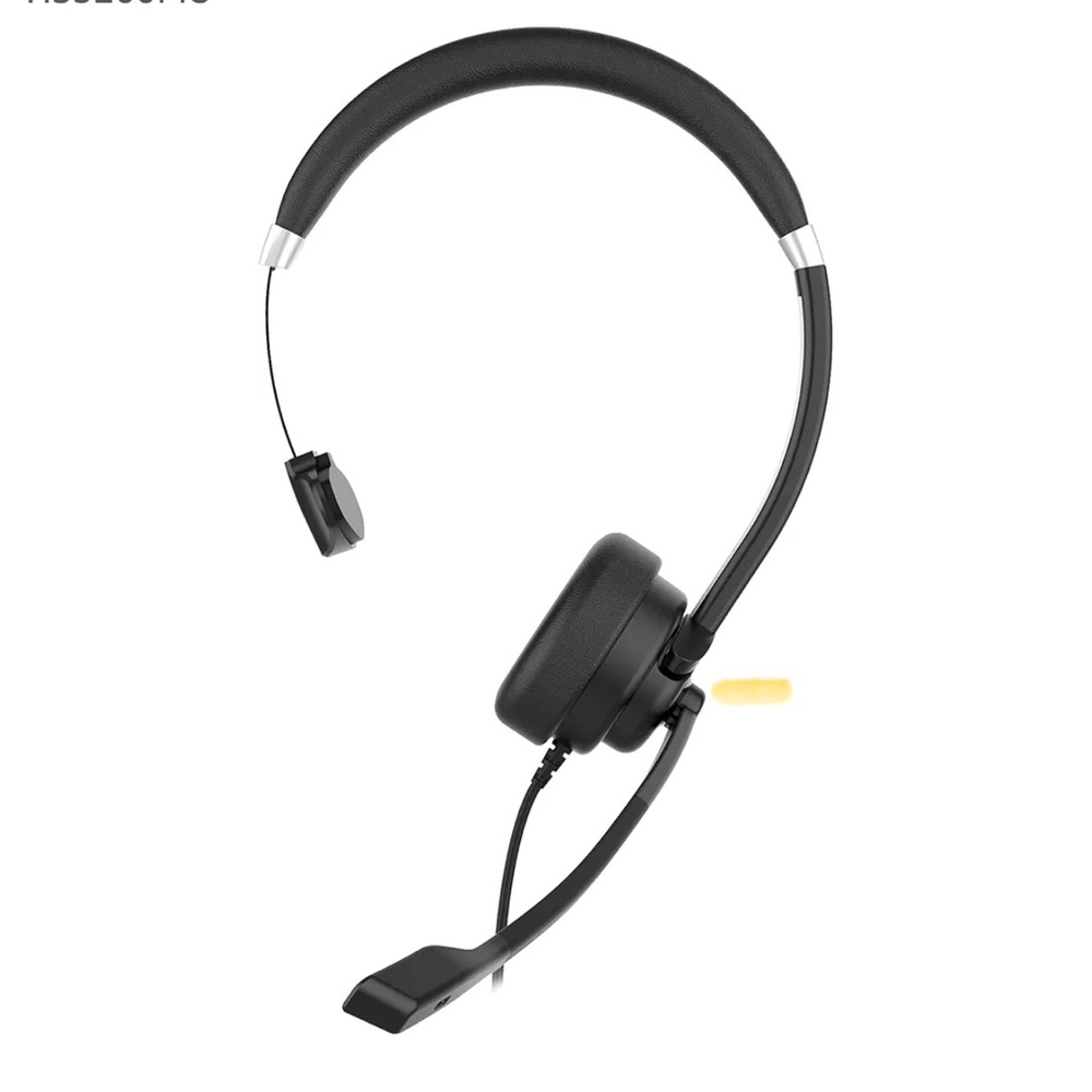 Black Wireless Headset with Microphone Morpheus 350